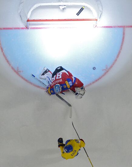 Ice Hockey World Championship. Sweden vs. Russia