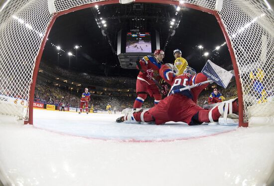 Ice Hockey World Championship. Sweden vs. Russia