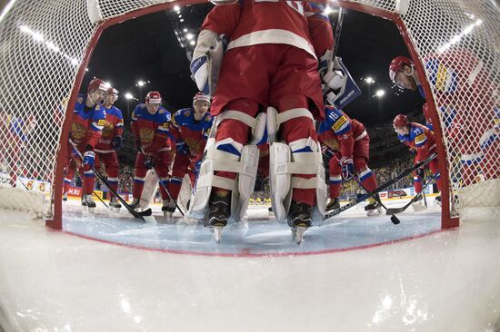 Ice Hockey World Championship. Sweden vs. Russia