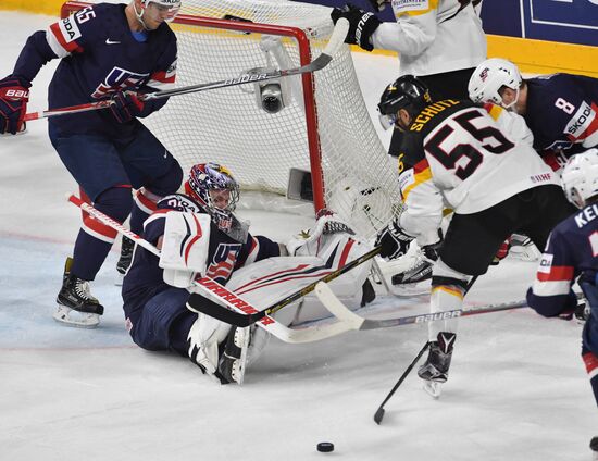2017 IIHF World Championship. USA vs. Germany
