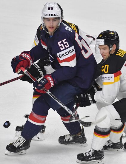 2017 IIHF World Championship. USA vs. Germany
