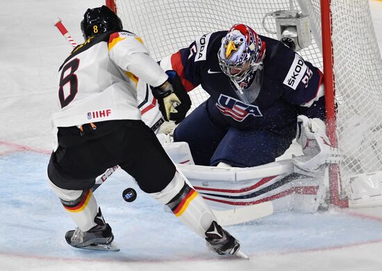 2017 IIHF World Championship. USA vs. Germany