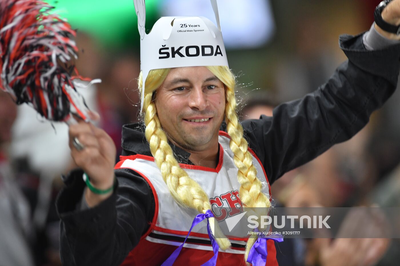 Ice Hockey World Championship. USA vs. Germany