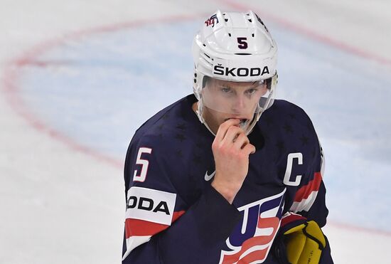 2017 IIHF World Championship. USA vs. Germany