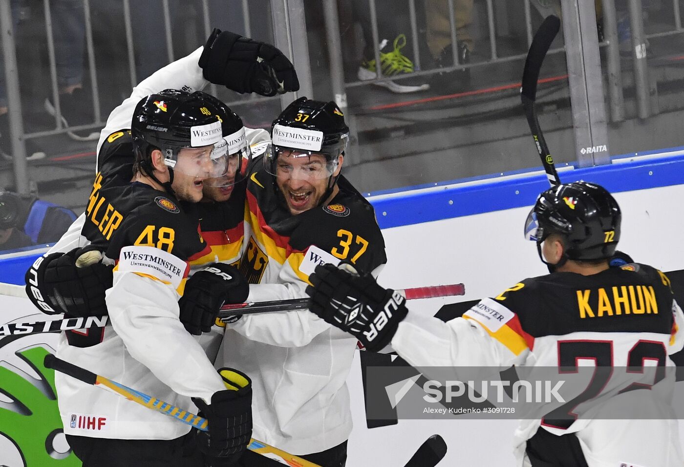 Ice Hockey World Championship. USA vs. Germany