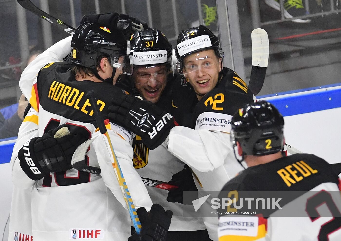 Ice Hockey World Championship. USA vs. Germany