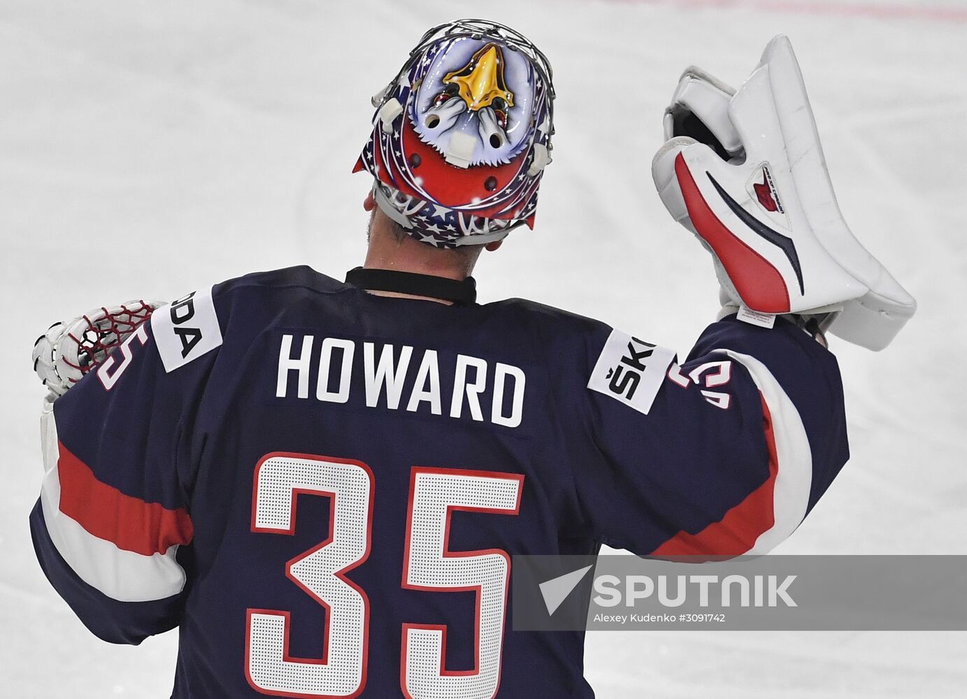 Ice Hockey World Championship. USA vs. Germany