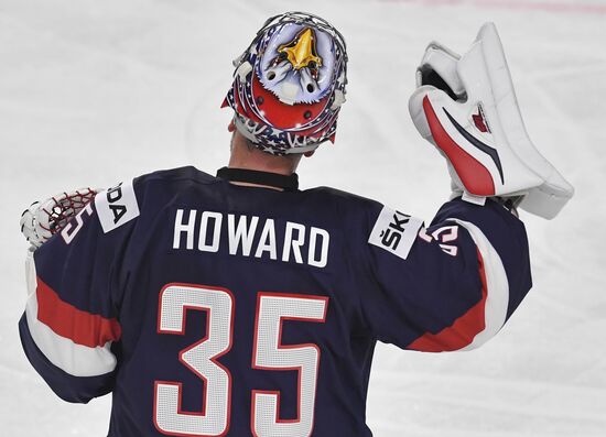 Ice Hockey World Championship. USA vs. Germany