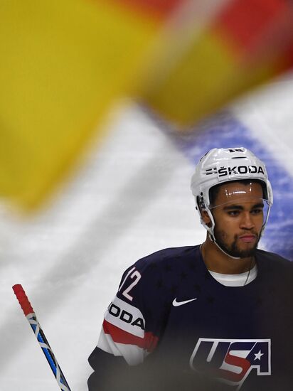 Ice Hockey World Championship. USA vs. Germany