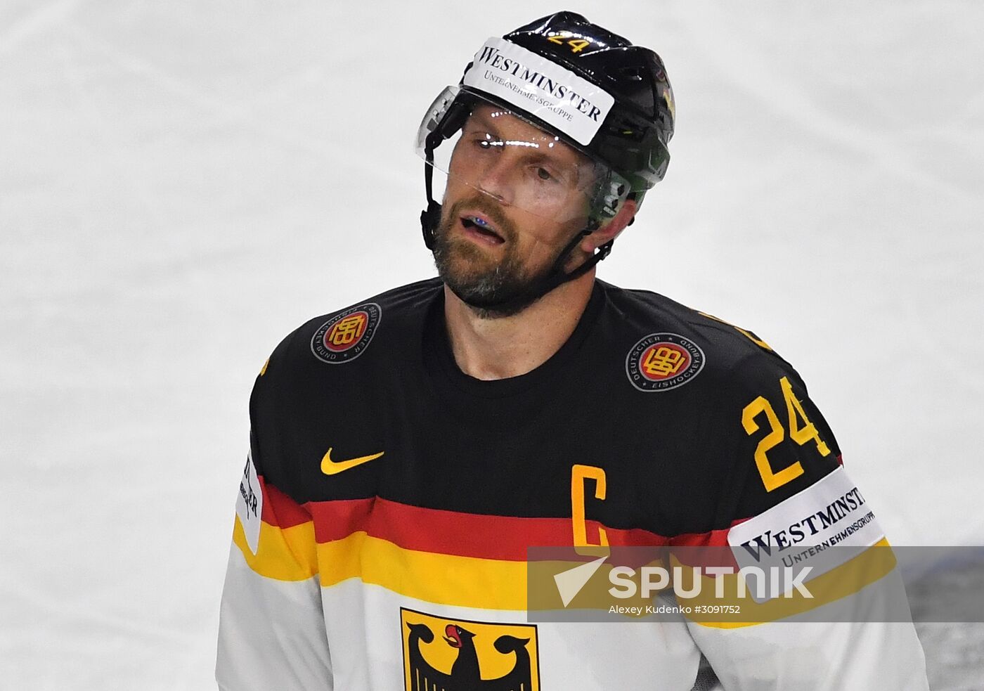 Ice Hockey World Championship. USA vs. Germany