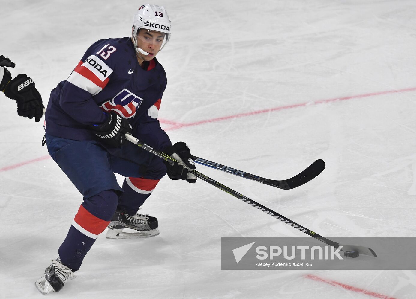 Ice Hockey World Championship. USA vs. Germany