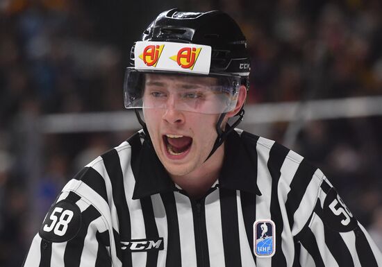 Ice Hockey World Championship. USA vs. Germany