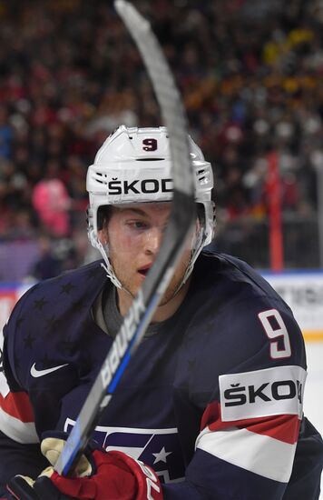 Ice Hockey World Championship. USA vs. Germany