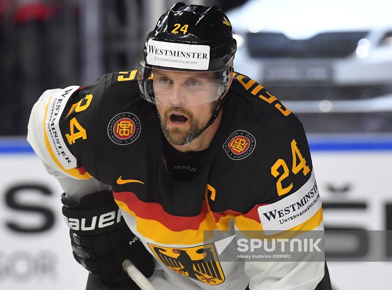 Ice Hockey World Championship. USA vs. Germany