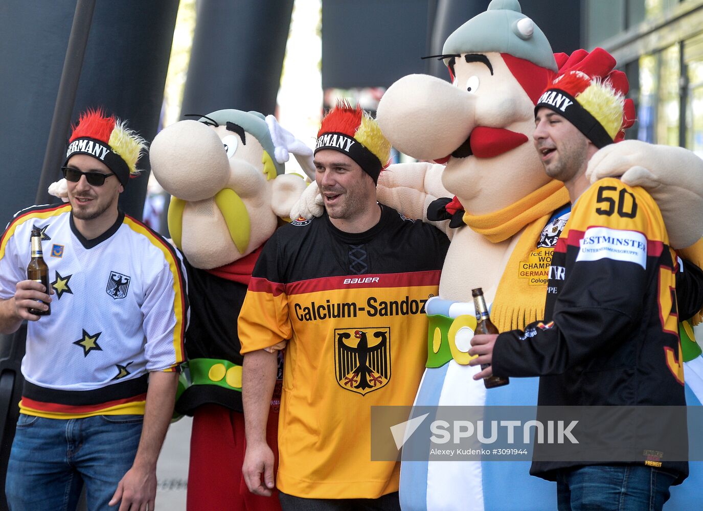 Ice Hockey World Championship. Latvia vs. Denmark