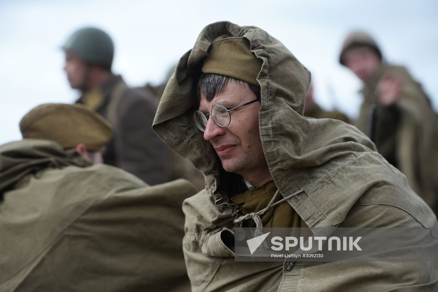 Military-historical reenactment in Yekaterinburg