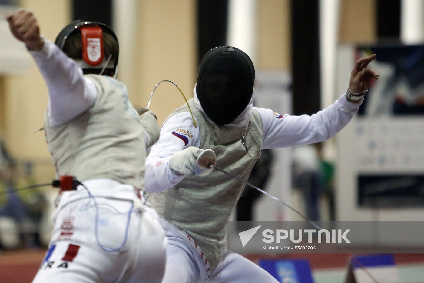 Fencing. World Cup. Fleuret de St. Petersbourg. Individual events