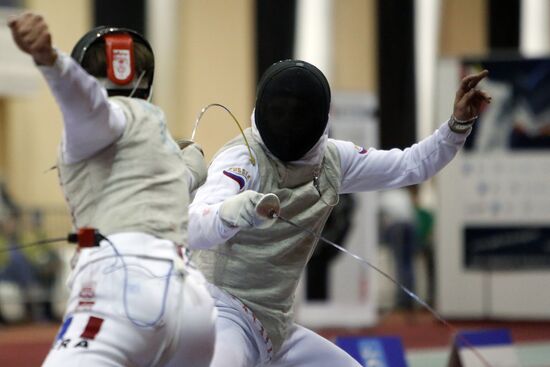 Fencing. World Cup. Fleuret de St. Petersbourg. Individual events