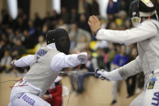 Fencing. World Cup. Fleuret de St. Petersbourg. Individual events