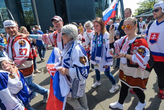 Ice Hockey World Championship. Slovakia vs. Italy