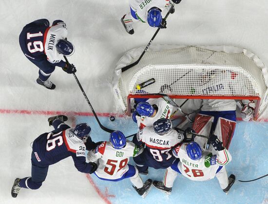 Ice Hockey World Championship. Slovakia vs. Italy