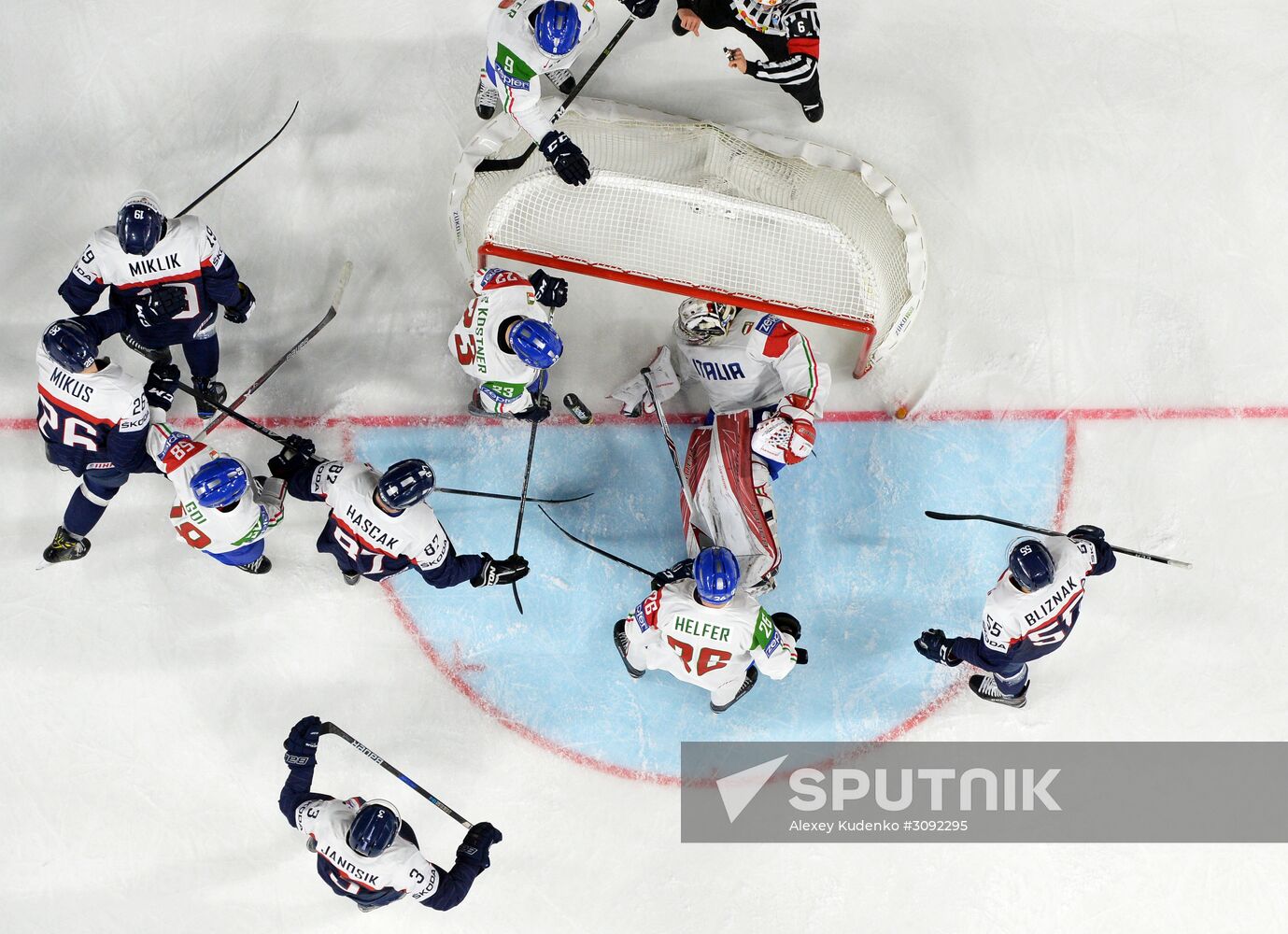 Ice Hockey World Championship. Slovakia vs. Italy