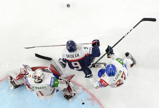 Ice Hockey World Championship. Slovakia vs. Italy