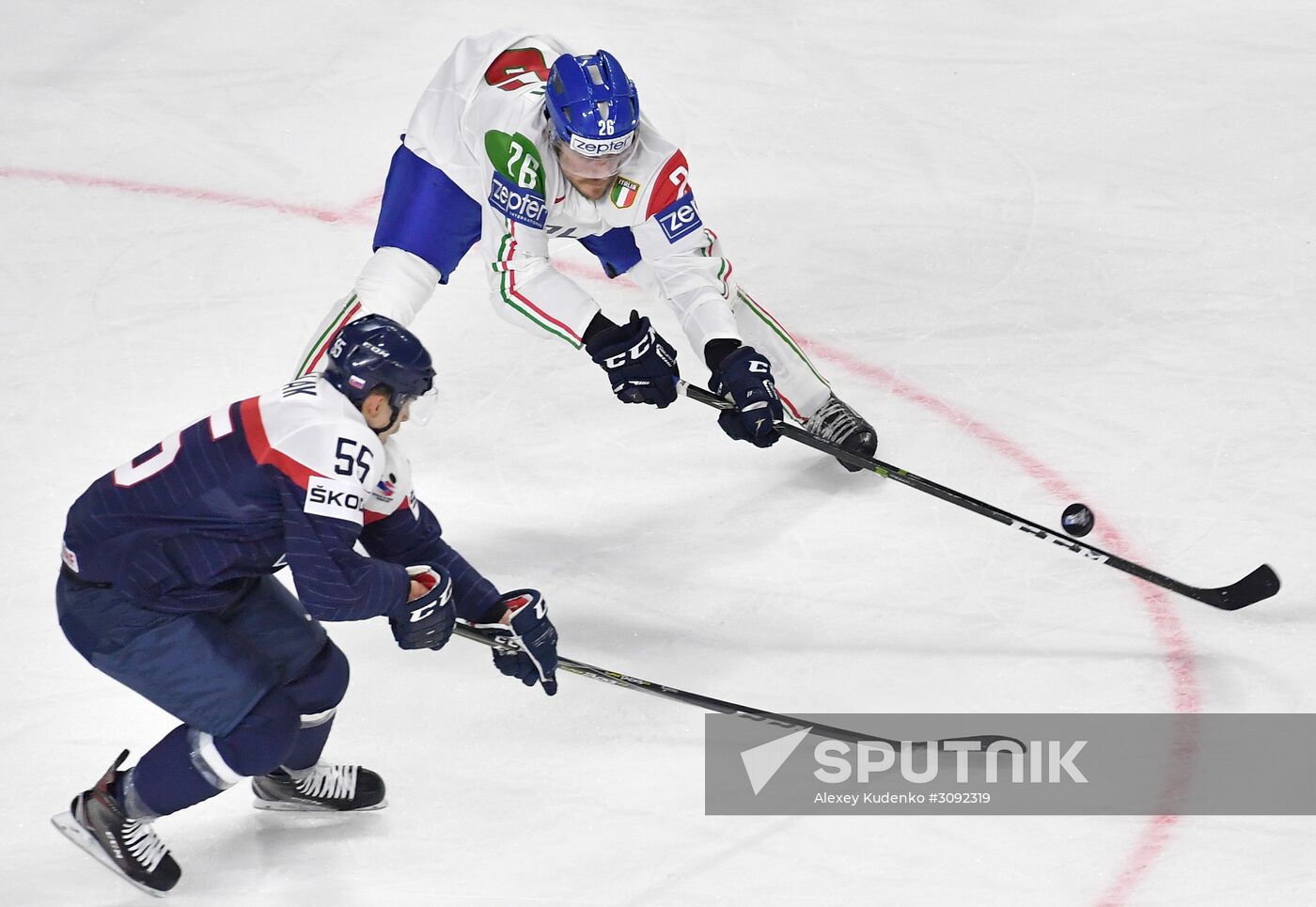 Ice Hockey World Championship. Slovakia vs. Italy