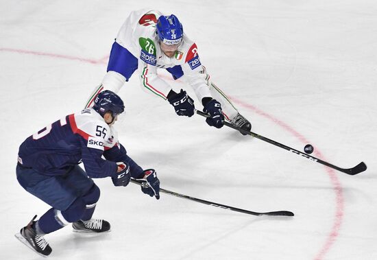 Ice Hockey World Championship. Slovakia vs. Italy