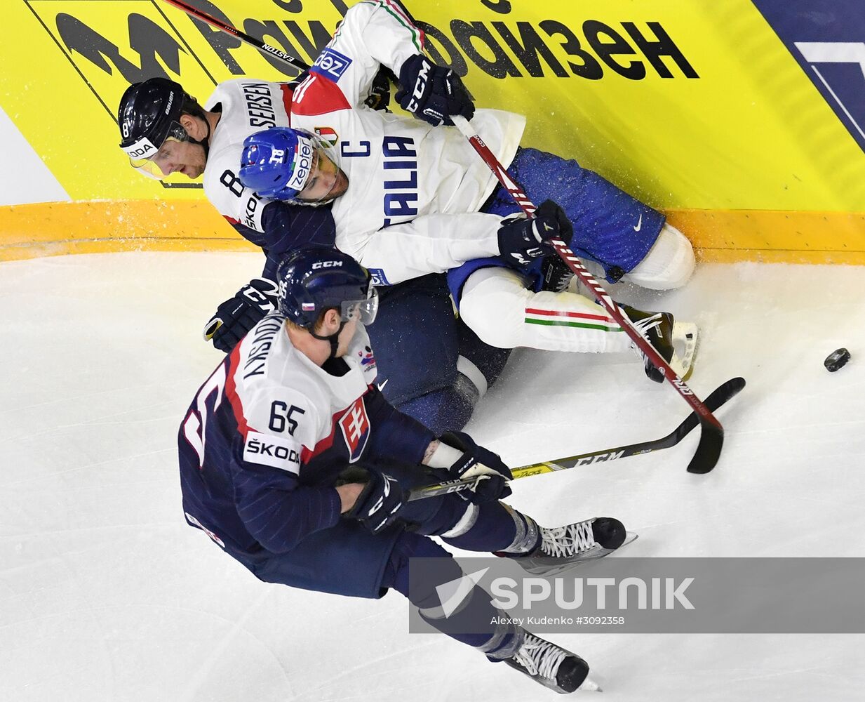 Ice Hockey World Championship. Slovakia vs. Italy