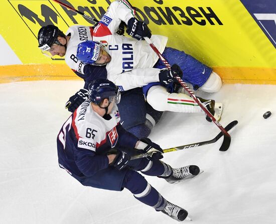 Ice Hockey World Championship. Slovakia vs. Italy