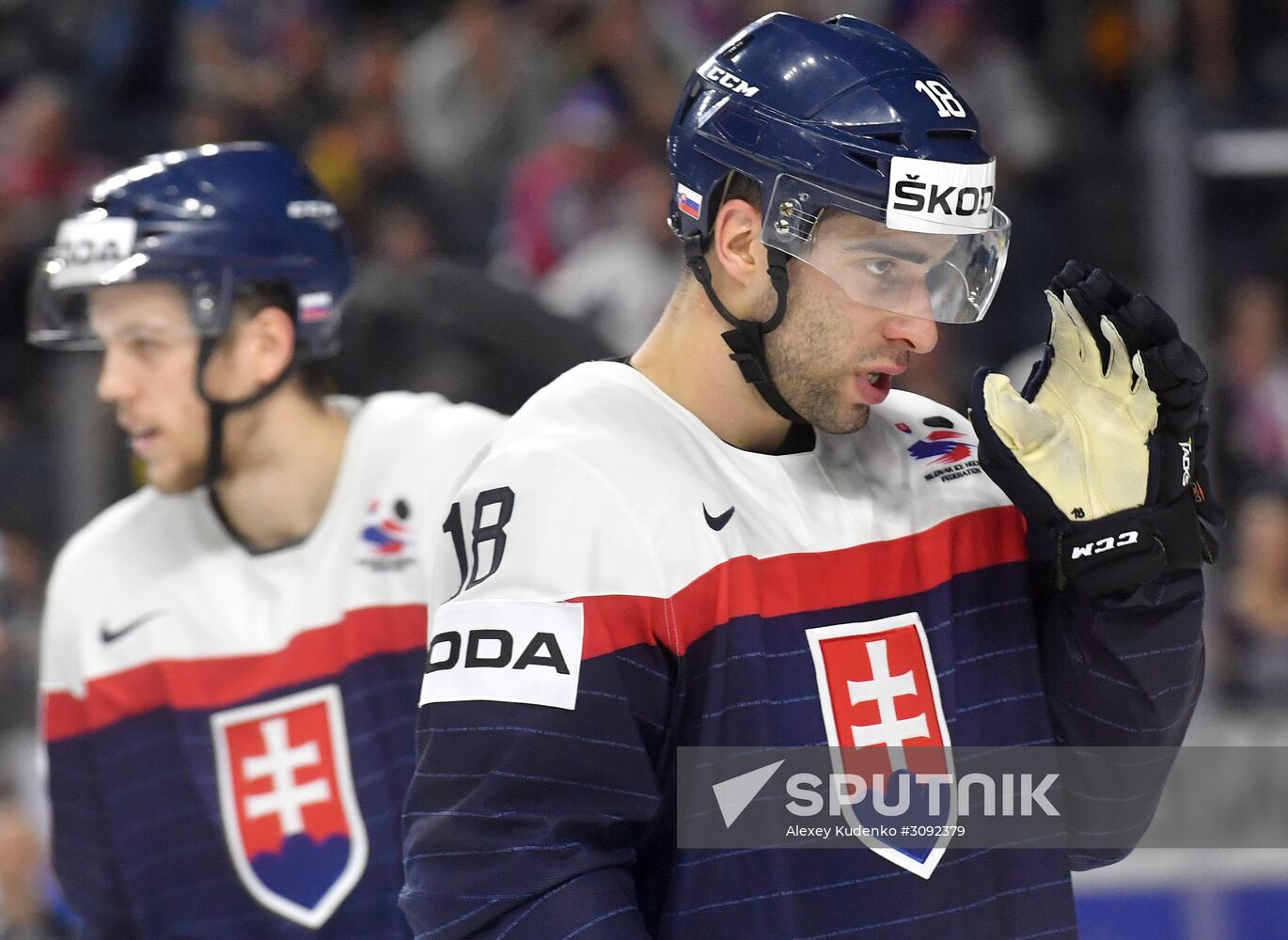 Ice Hockey World Championship. Slovakia vs. Italy