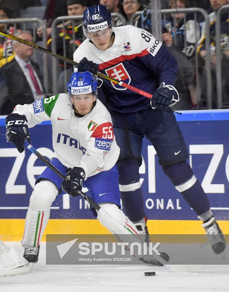 Ice Hockey World Championship. Slovakia vs. Italy