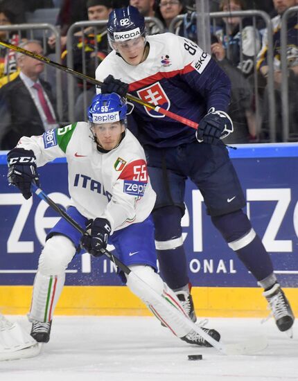 Ice Hockey World Championship. Slovakia vs. Italy