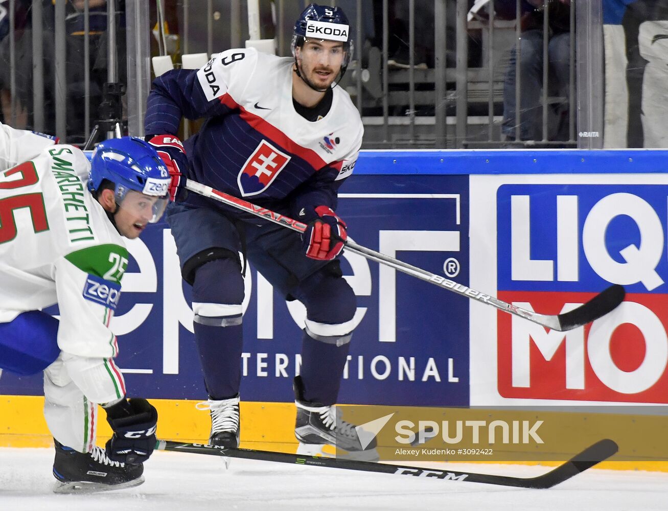 Ice Hockey World Championship. Slovakia vs. Italy