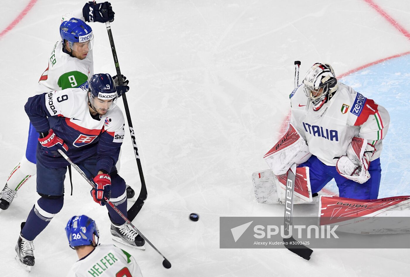 Ice Hockey World Championship. Slovakia vs. Italy