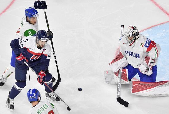 Ice Hockey World Championship. Slovakia vs. Italy