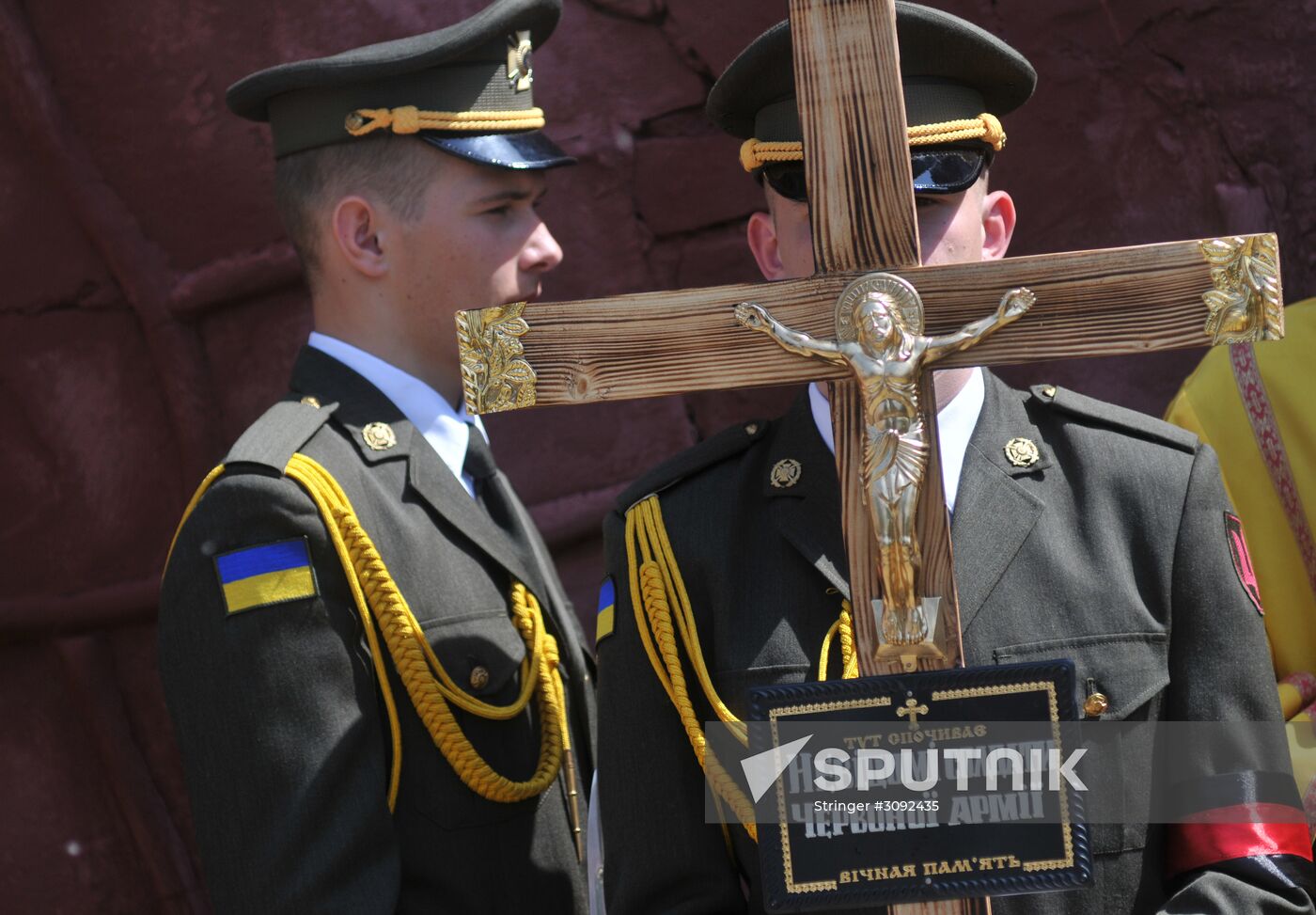 Solemn reburial of remains of Soviet soldiers in Lviv Region