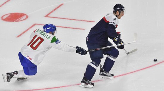 Ice Hockey World Championship. Slovakia vs. Italy