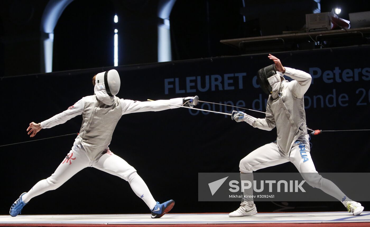 2017 Fleuret de Saint-Petersbourg FIE World Cup Fencing. Individual events