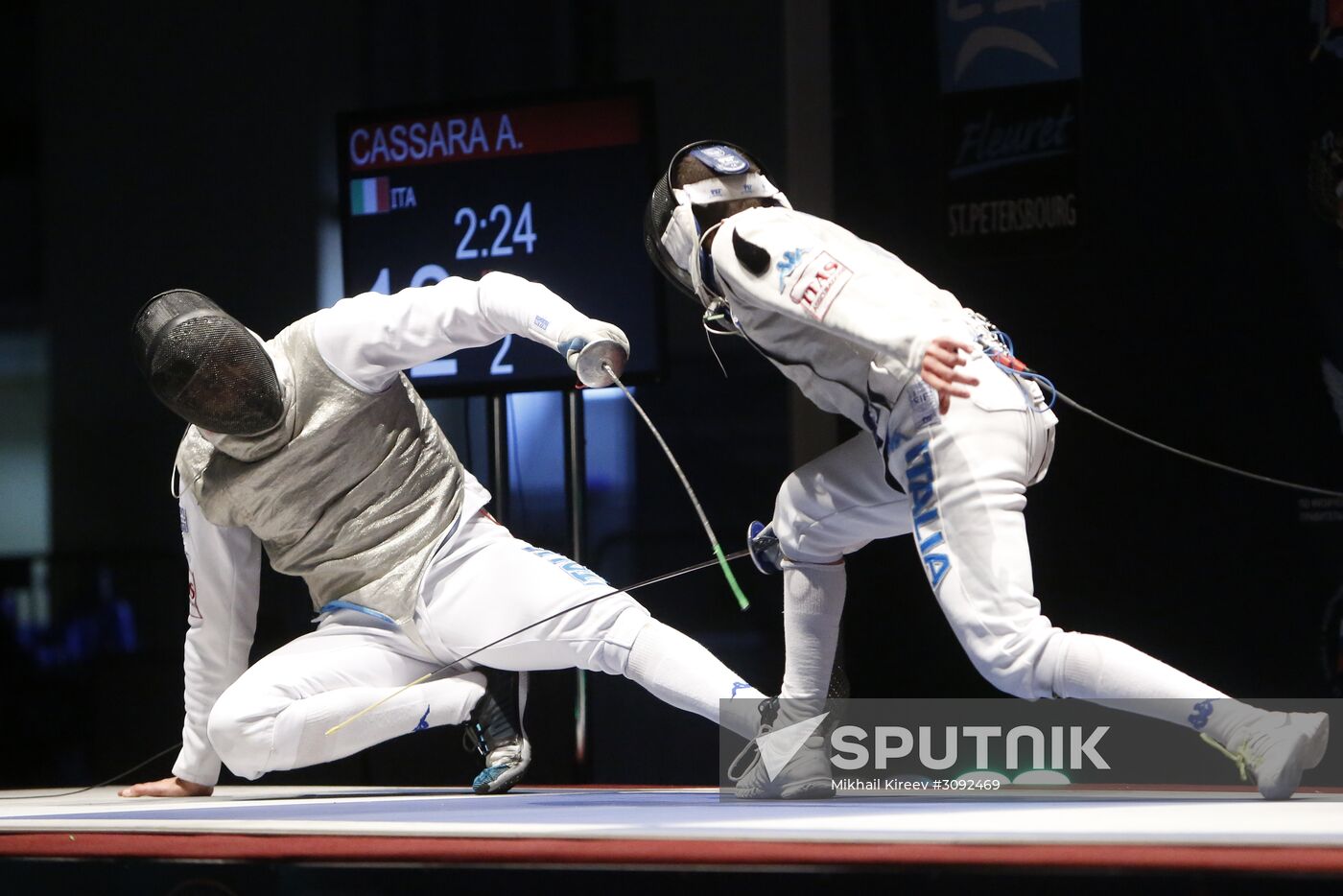 Fencing. World Cup. Fleuret de St. Petersbourg. Individual events