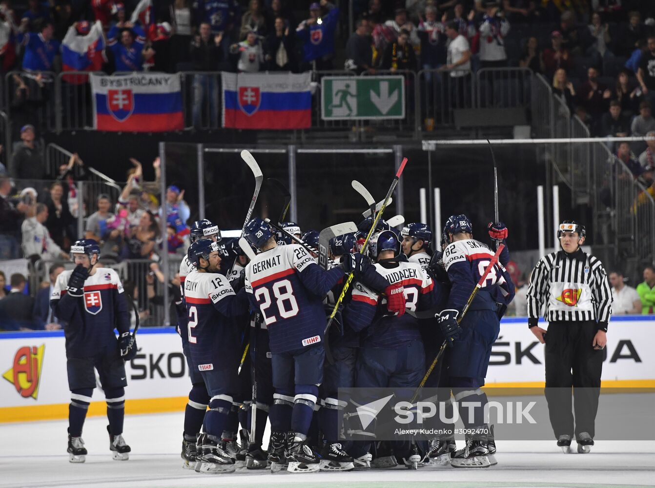 Ice Hockey World Championship. Slovakia vs. Italy