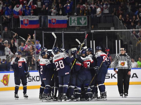 Ice Hockey World Championship. Slovakia vs. Italy