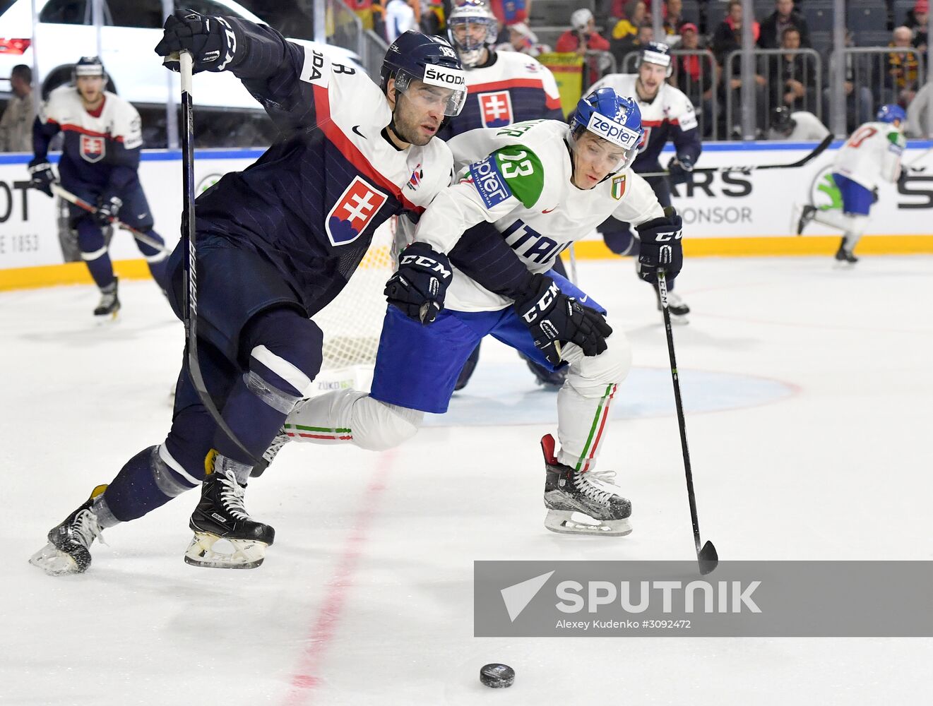 Ice Hockey World Championship. Slovakia vs. Italy