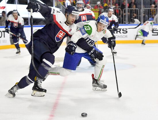 Ice Hockey World Championship. Slovakia vs. Italy