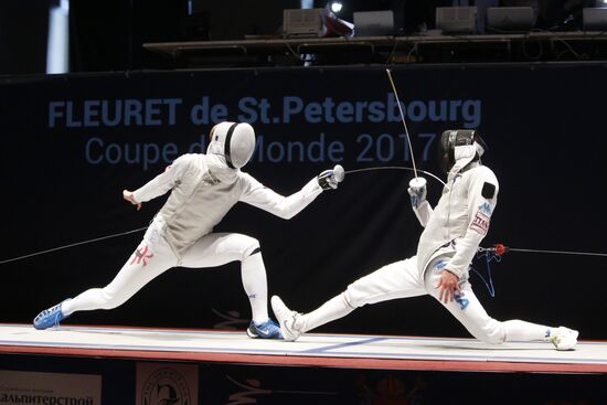 Fencing. World Cup. Fleuret de St. Petersbourg. Individual events