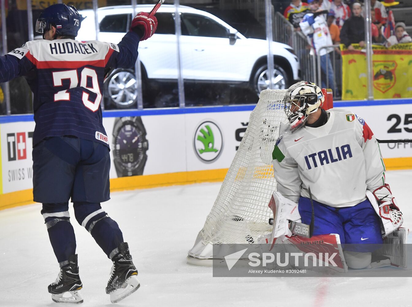 Ice Hockey World Championship. Slovakia vs. Italy