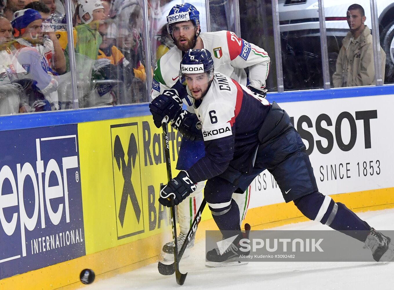 Ice Hockey World Championship. Slovakia vs. Italy