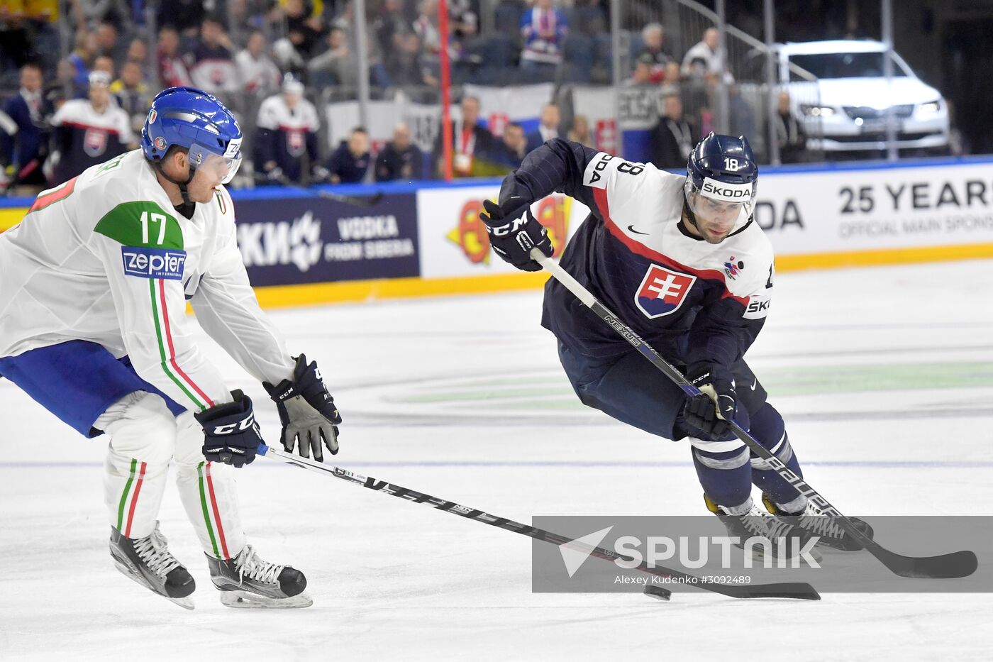 2017 IIHF World Championship. Slovakia vs. Italy