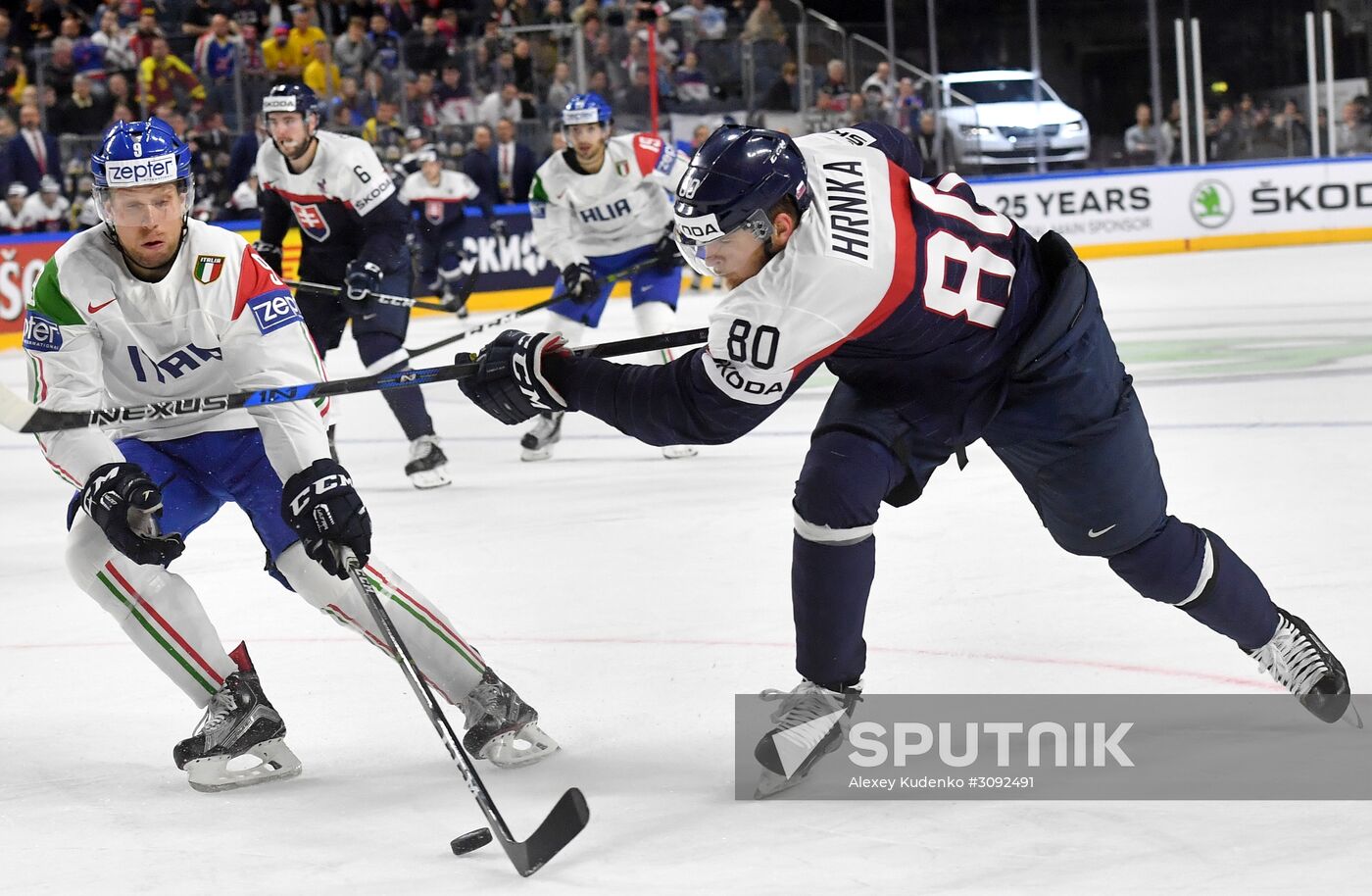 Ice Hockey World Championship. Slovakia vs. Italy